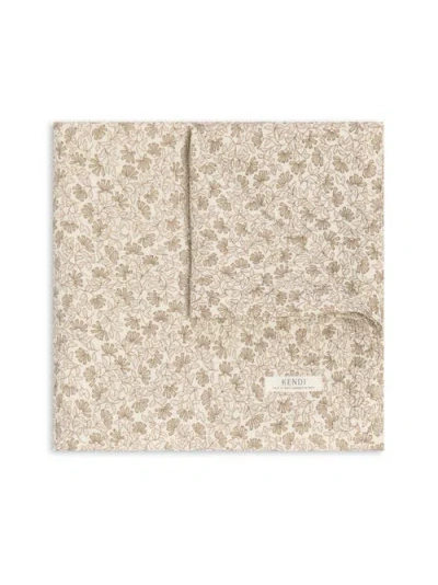 Kendi Organic Muslin Swaddle Blanket In Neutral