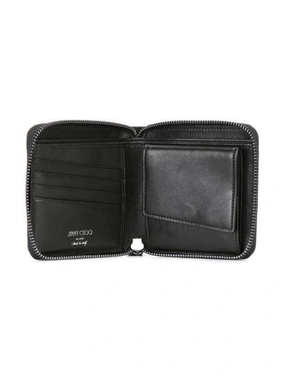 Shop Jimmy Choo Lawrence Wallet In Black