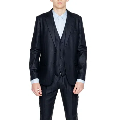 Antony Morato Linen Men's Suit In Black