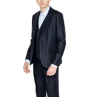 Antony Morato Linen Men's Suit In Black