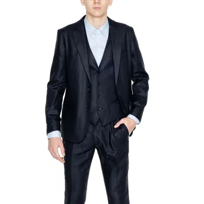 Antony Morato Linen Men's Suit In Black