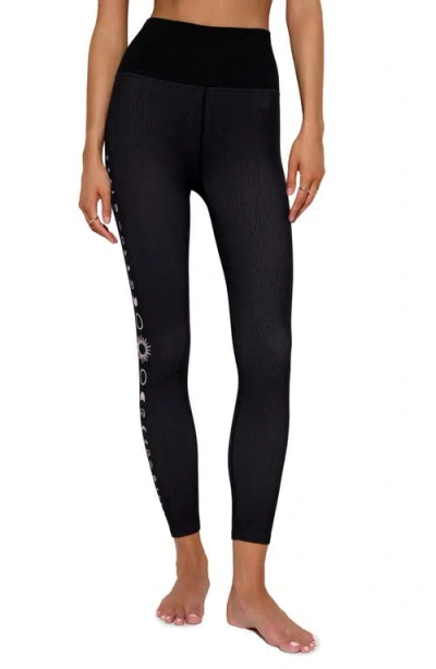 Spiritual Gangster Cosmic Harmony Icon Leggings In Black