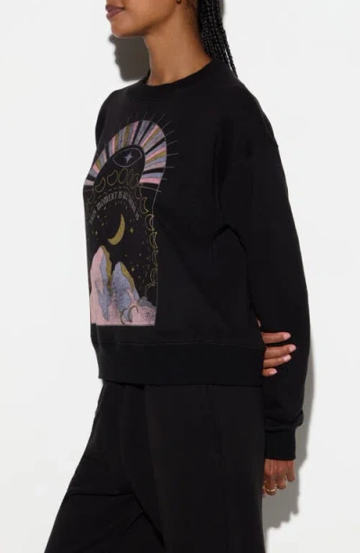 Spiritual Gangster This Moment Sublime Cotton Blend Sweatshirt In Black