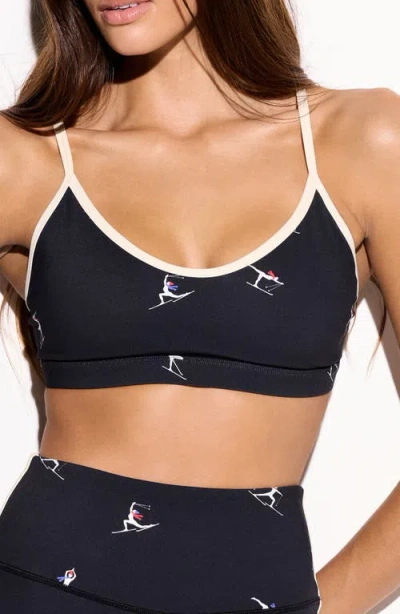 Spiritual Gangster Namaski Horizon Sports Bra In Black