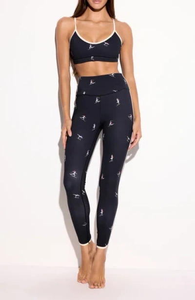 Spiritual Gangster Namaski Horizon Sports Bra In Black