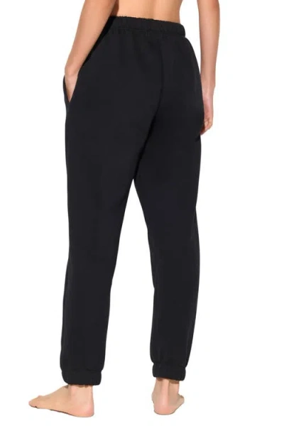 Spiritual Gangster This Moment Eden Cotton Blend Sweatpants In Black