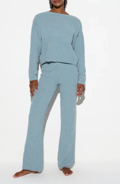 Spiritual Gangster Blaire Chenille Sweater In Gray