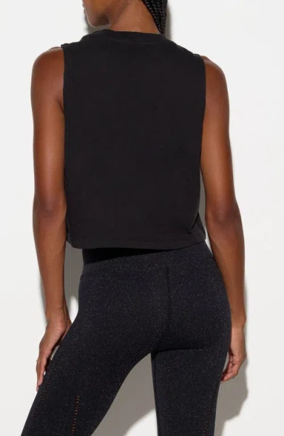 Spiritual Gangster Emit Peace Spirit Crop Tank In Blue