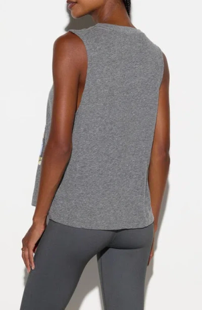 Spiritual Gangster Mount Nirvana Vibe Graphic Tank In Gray