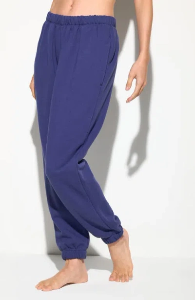 Spiritual Gangster Namaste Portia Cotton Sweatpants In Blue