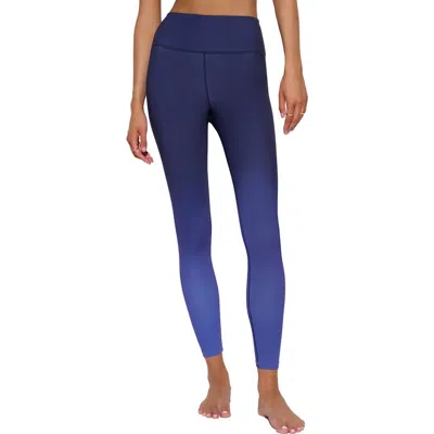 Spiritual Gangster Ombré Lotus Leggings In Blue
