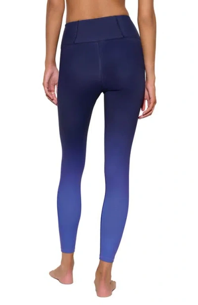 Spiritual Gangster Ombré Lotus Leggings In Blue