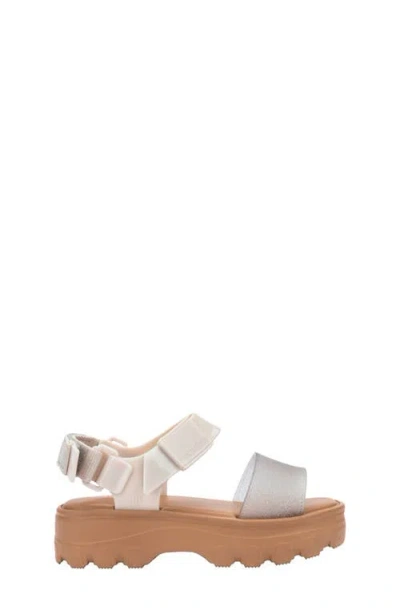Mini Melissa Kick Off Sandals In Neutral