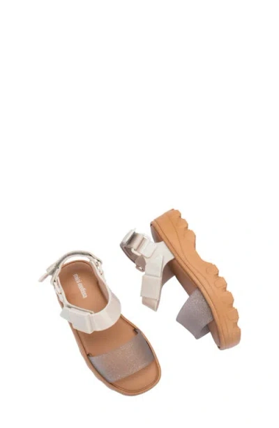Mini Melissa Kick Off Sandals In Neutral