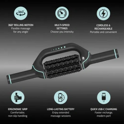Pursonic Rolling Massager In Black