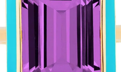 Goshwara Queen Emerald Cut Ring In Gold