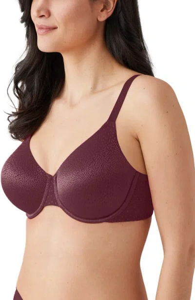 Wacoal Back Appeal™ Smoothing Underwire Bra In Burgundy