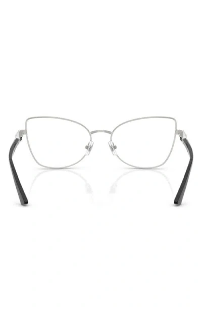 Jimmy Choo 55mm Cat Eye Optical Glasses In Black
