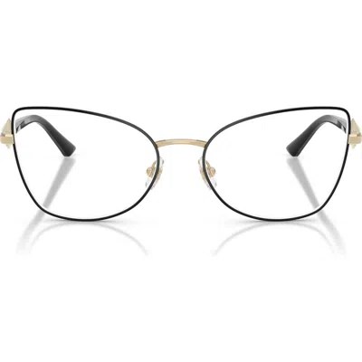 Jimmy Choo 53mm Cat Eye Optical Glasses In Black