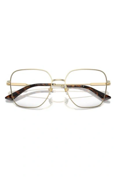 Jimmy Choo 53mm Square Optical Glasses In Brown