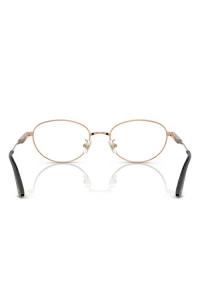 Jimmy Choo 51mm Oval Optical Glasses In Brown