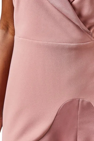 Coast Tux Sleeveless Midi Dress In Pink