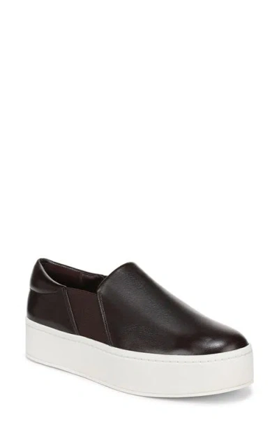 Vince Warren Platform Slip-on Sneaker In Brown