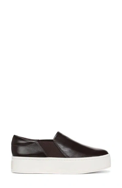 Vince Warren Platform Slip-on Sneaker In Brown