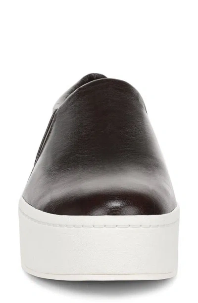Vince Warren Platform Slip-on Sneaker In Brown