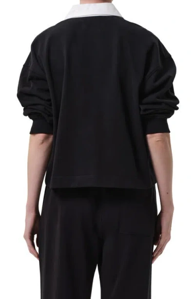 Citizen Of Humanity Citizens Of Humanity Aris Rugby Shirt In Black