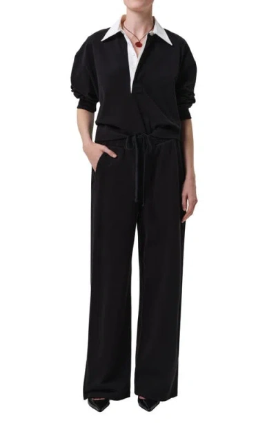 Citizen Of Humanity Citizens Of Humanity Aris Rugby Shirt In Black