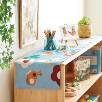 Kaplan Early Learning Company Flutter Decorative Runner In Multi