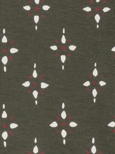 Colored Organics Organic Holiday 2 Piece Long Sleeve Jammie Set In Green