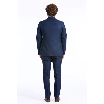 Baldinini Trend Blue Wool Suit In Blue