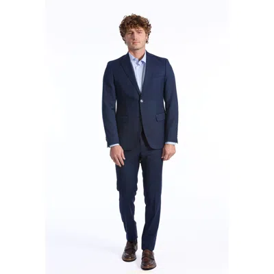 Baldinini Trend Blue Wool Suit In Blue