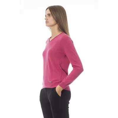 Baldinini Trend Fuchsia Polyamide Sweater In Pink