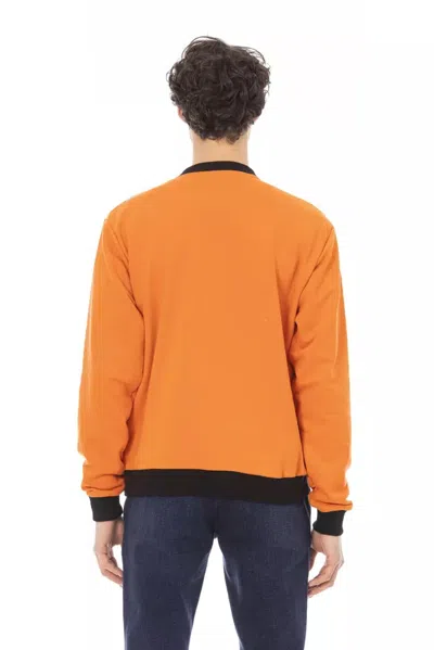 Baldinini Trend Orange Cotton Sweater In Orange