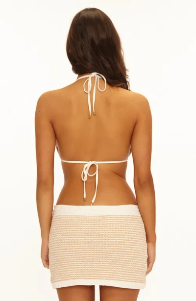 Beach Bunny Swimwear London Skirt In Neutral