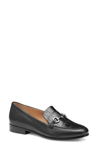 Johnston & Murphy Ali Bit Loafer In Black