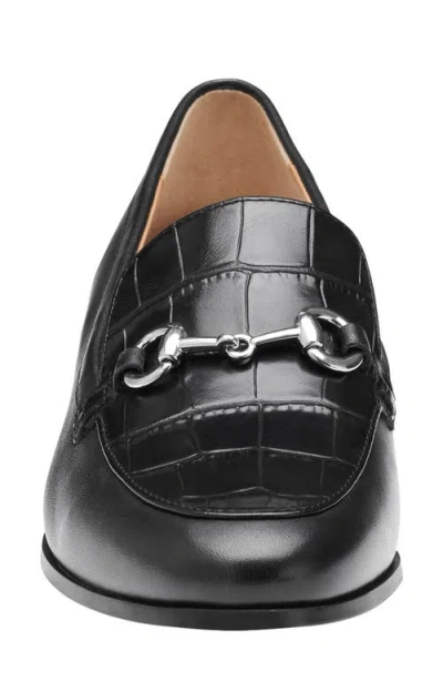 Johnston & Murphy Ali Bit Loafer In Black