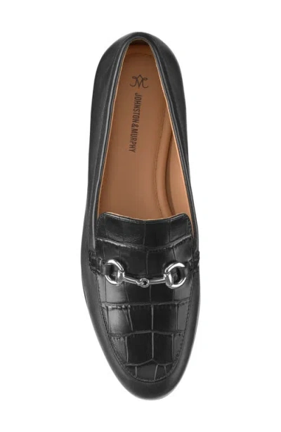 Johnston & Murphy Ali Bit Loafer In Black