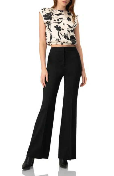 Ivonne Printed Sleeveless Straight Blouse In Multi