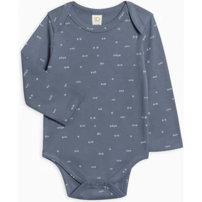 Colored Organics Organic River Bodysuit In Blue