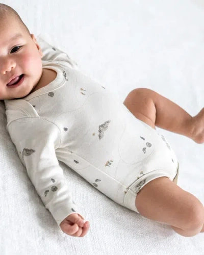 Colored Organics Organic River Bodysuit In White