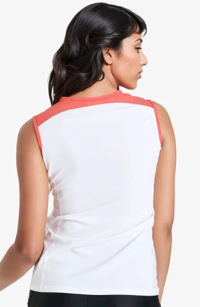 Calypsa Loose Fit Maya Swim Top In White