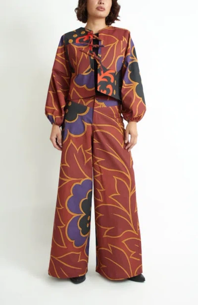 Florencia Davalos Coco Pant In Multi