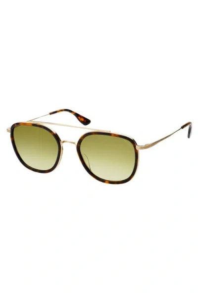 Freyrs Eyewear Weston Round Sunglasses In Brown