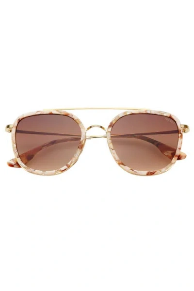 Freyrs Eyewear Weston Round Sunglasses In Brown