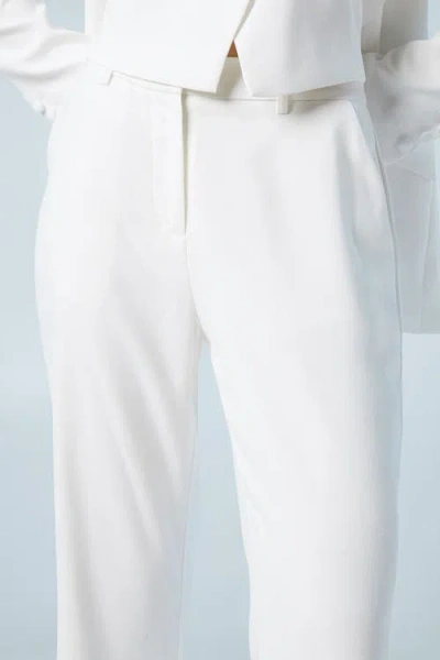 Coast Premium Flare Bridal Trousers In White