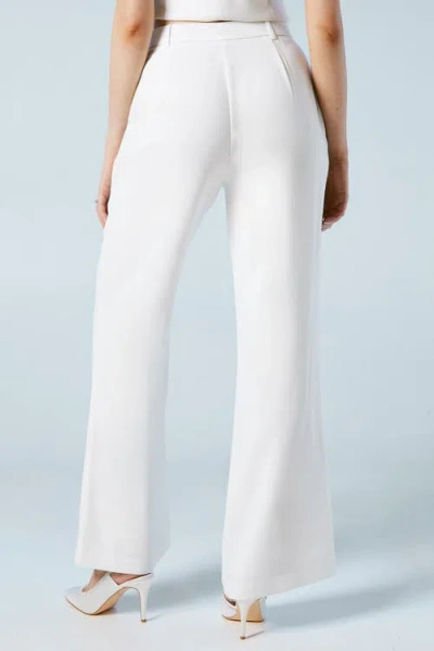 Coast Premium Flare Bridal Trousers In White